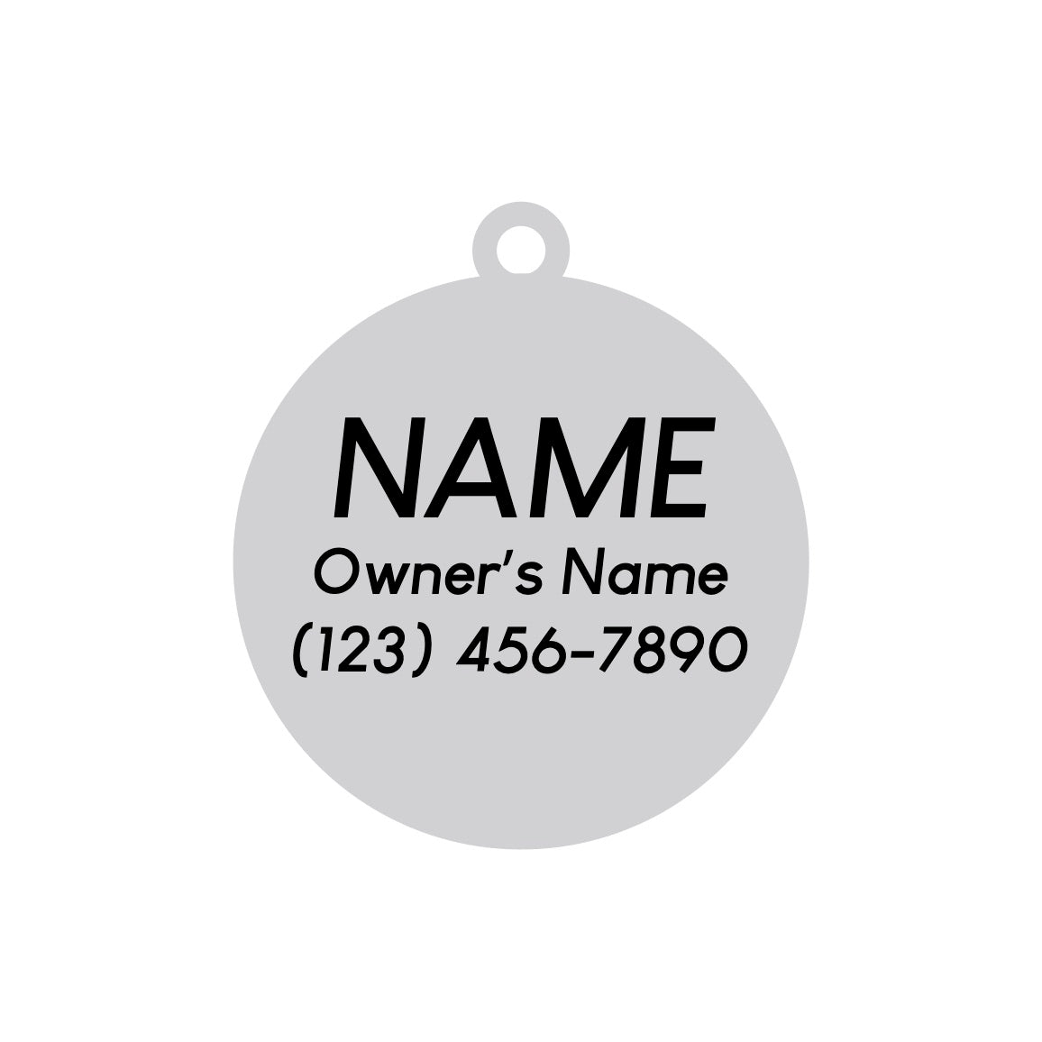 Yin Yang Pet ID Tag