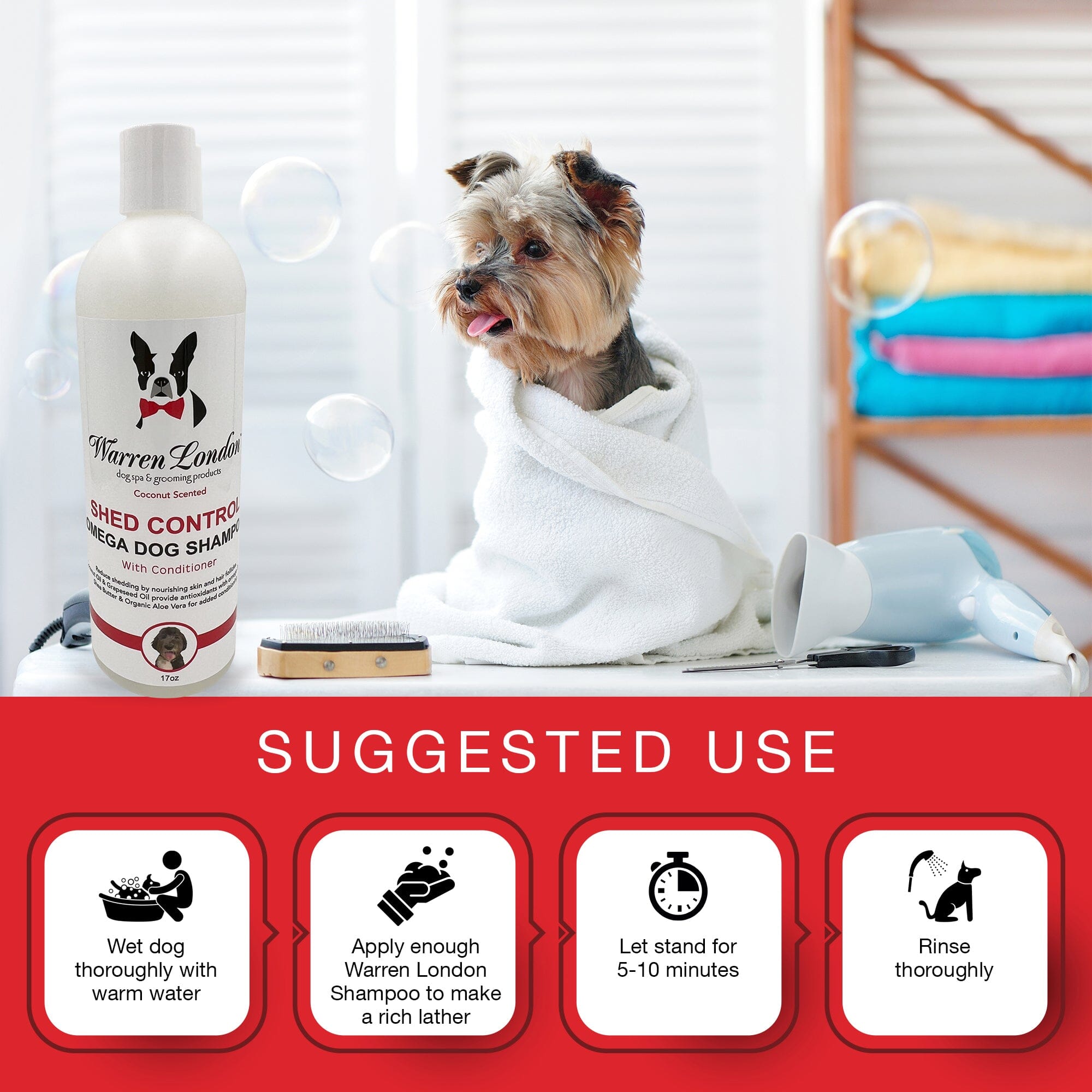 Shed Control Shampoo for Dogs