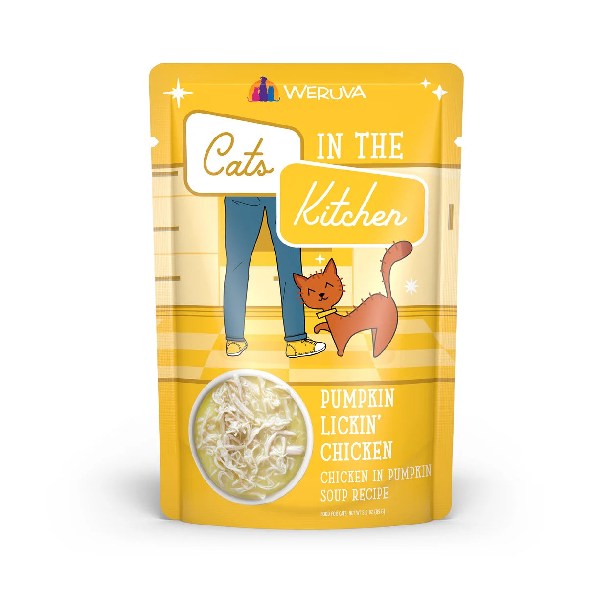 Cats In The Kitchen Pumpkin Lickin' Chicken Pouch (3oz)