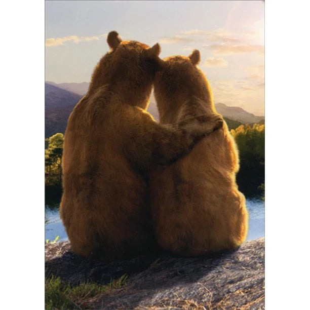 Avanti Bear Couple Greeting Card