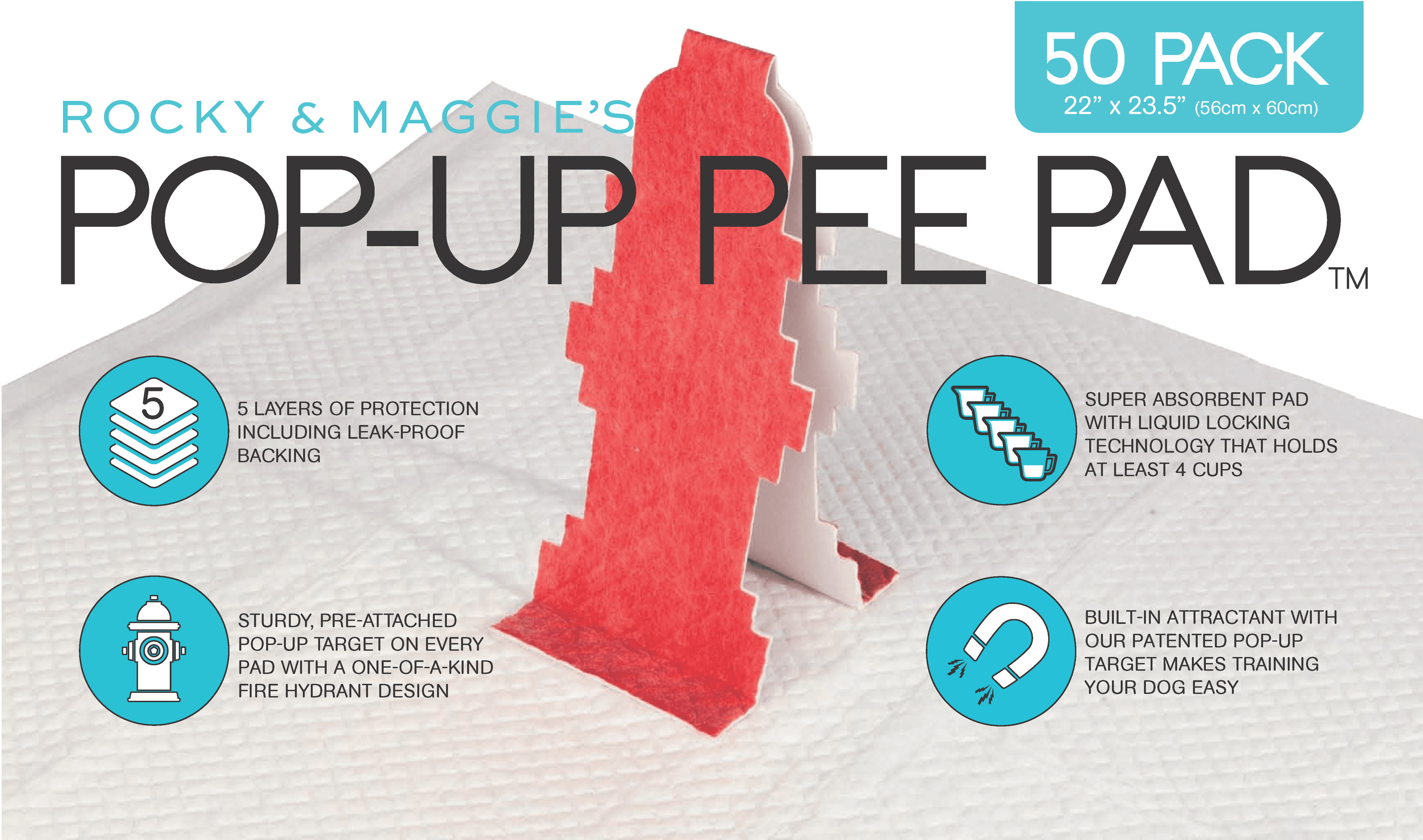 Pop-Up Pee Pad (50pads/box)