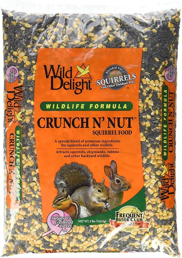 8lb Wild Delight Crunch N Nut Squirrel Food