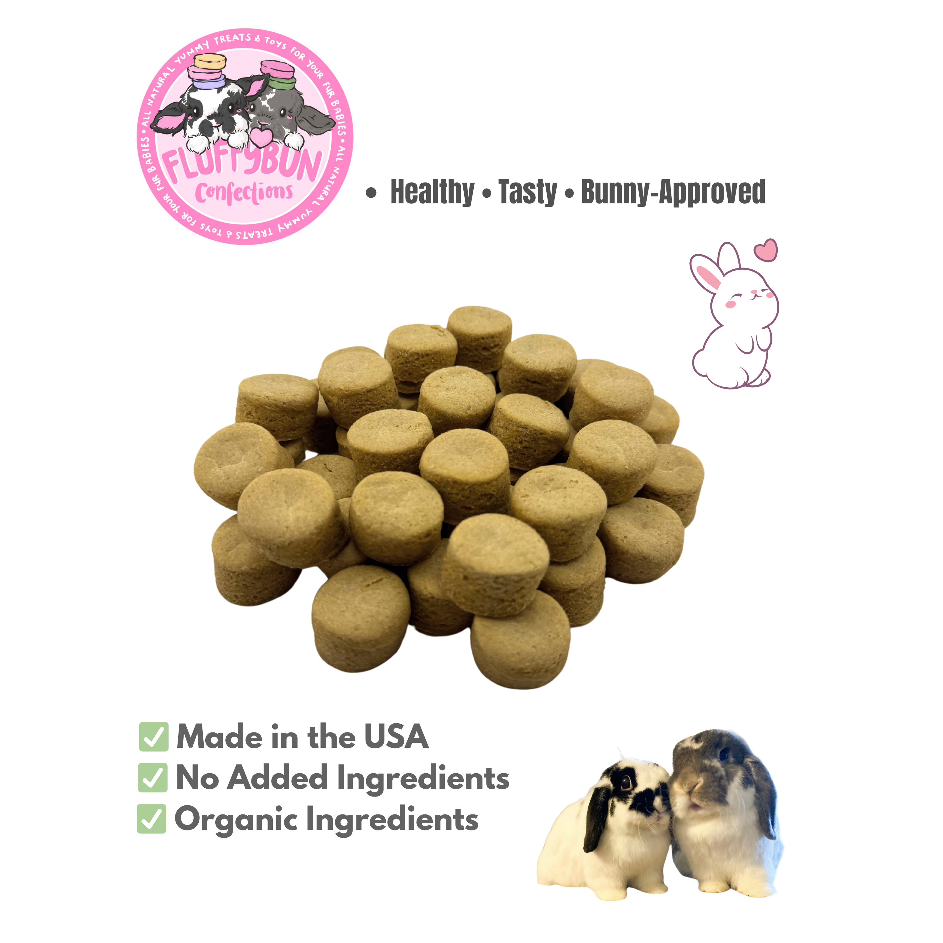 Tropical Macarons | 100% Organic and Healthy Treats for Rabbits, Guinea Pigs, and Other Small Pets