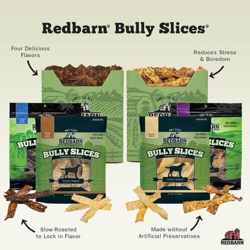 Redbarn Dog Bully Slices® Peanut Butter Flavor (9oz)