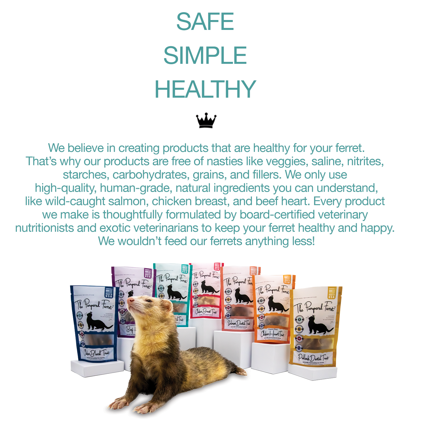 Freeze-Dried Raw Bison Kidney Treat for Ferrets