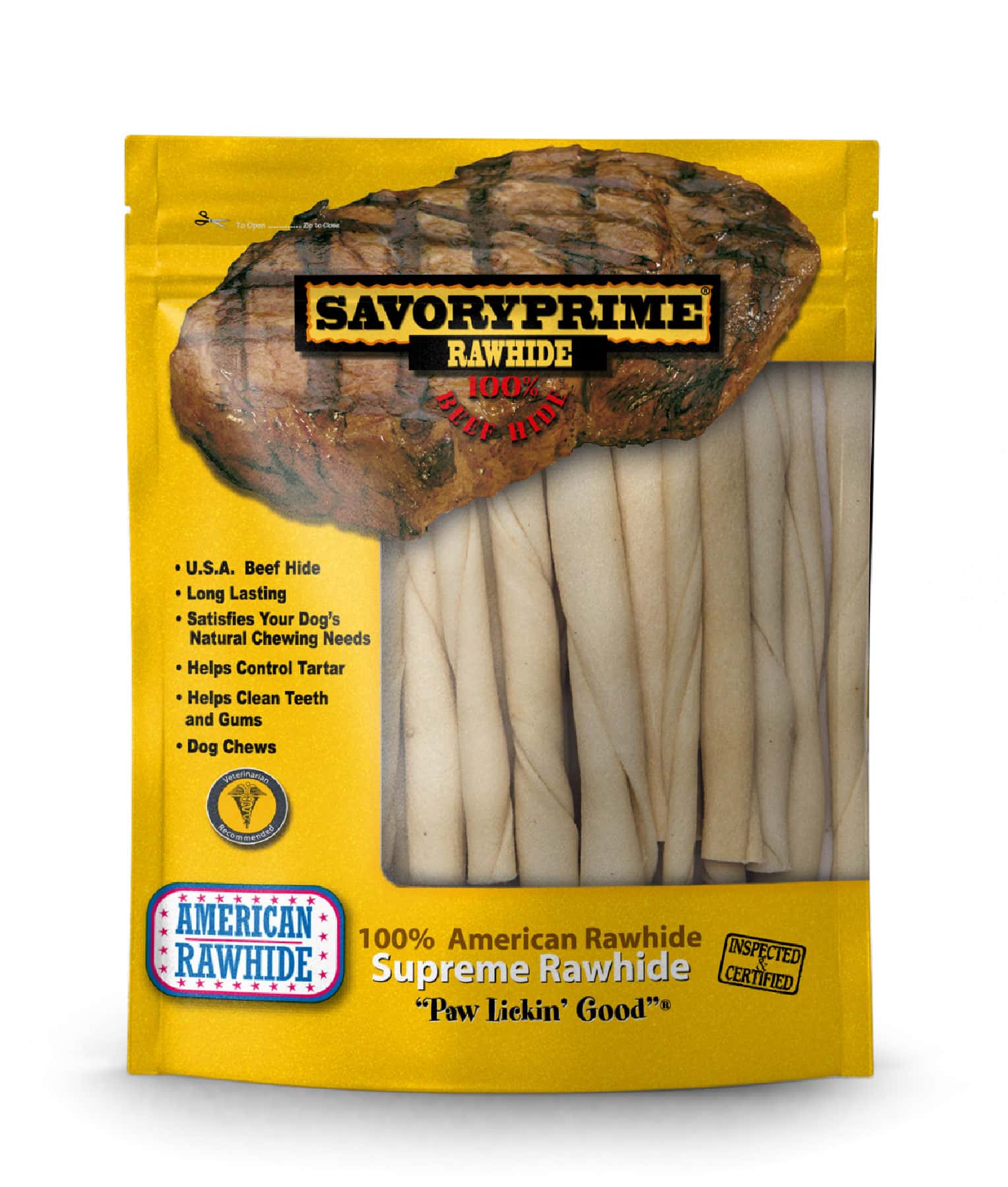 SAV TWIST STIK USA BLANCO 5" 30PCK