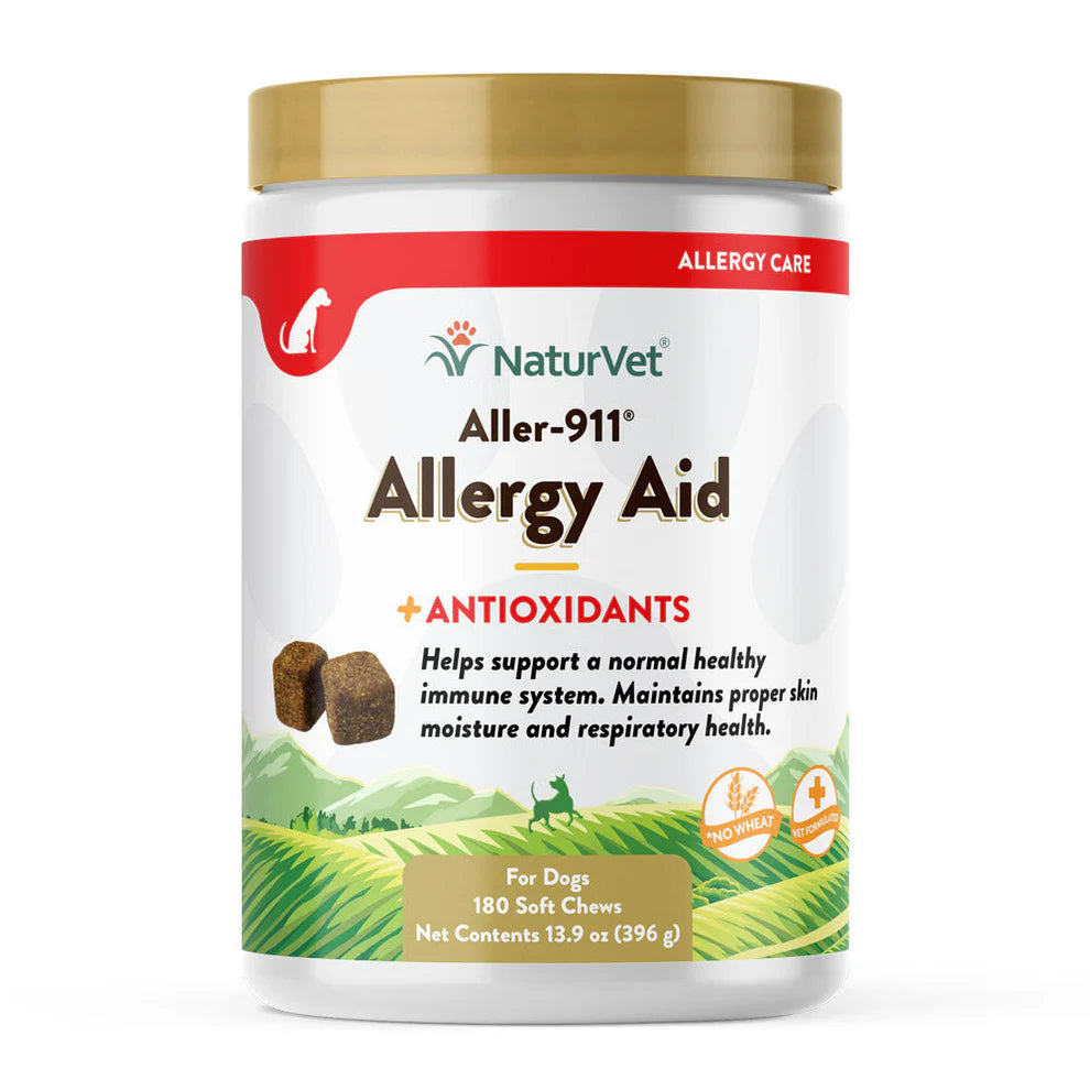 Naturvet Dog & Cat Allergy 911 Antioxidant Chew 180ct