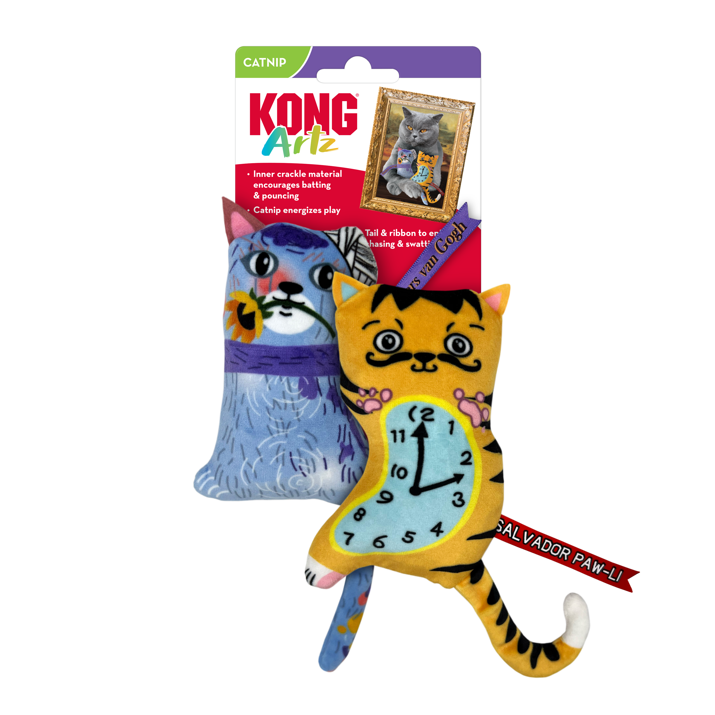 Kong Cat Artz Dali / van Gogh (2pk)