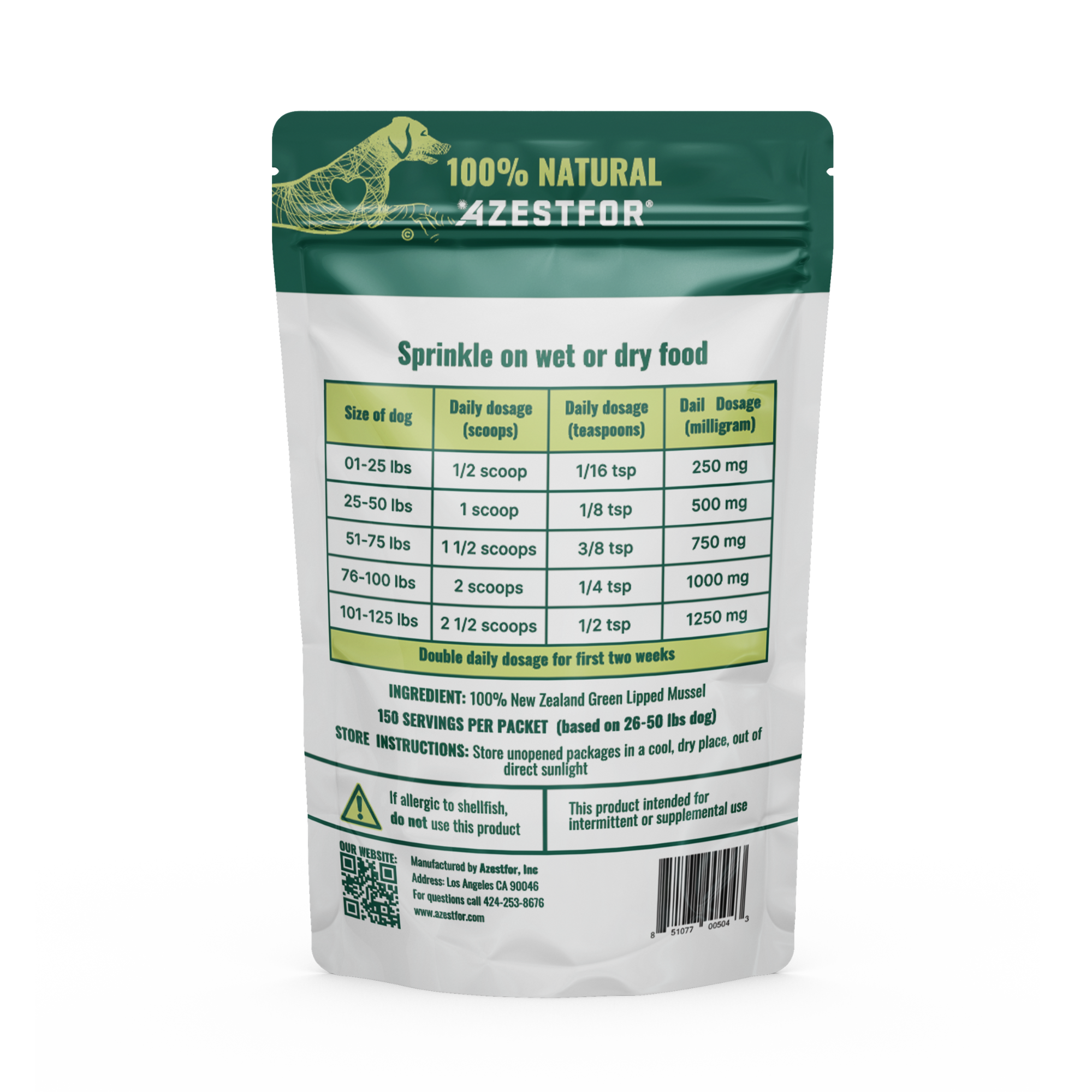 Green Lipped Mussel For Dogs