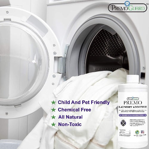 Bed Bug & Mite Laundry Additive 32 oz | Non-Toxic Treatment | Premo Guard
