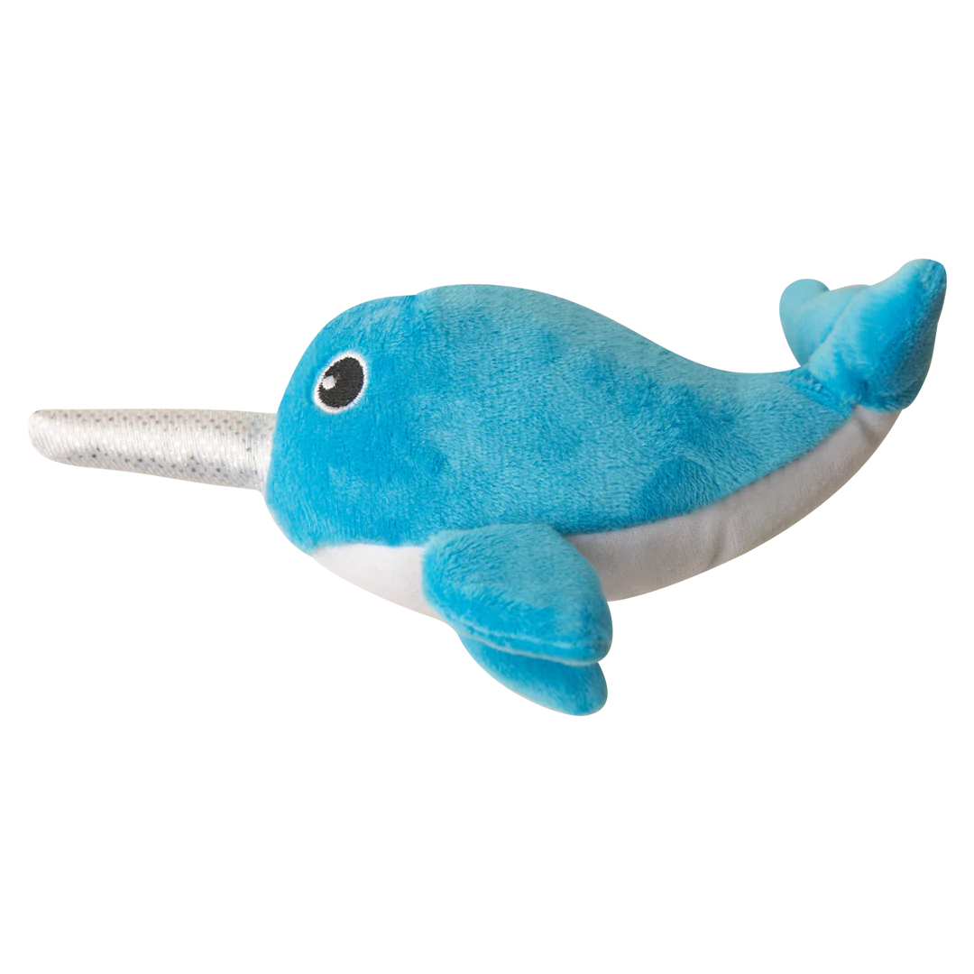 6inch Sungarooz Baby Nikki the Narwhal Dog Toy