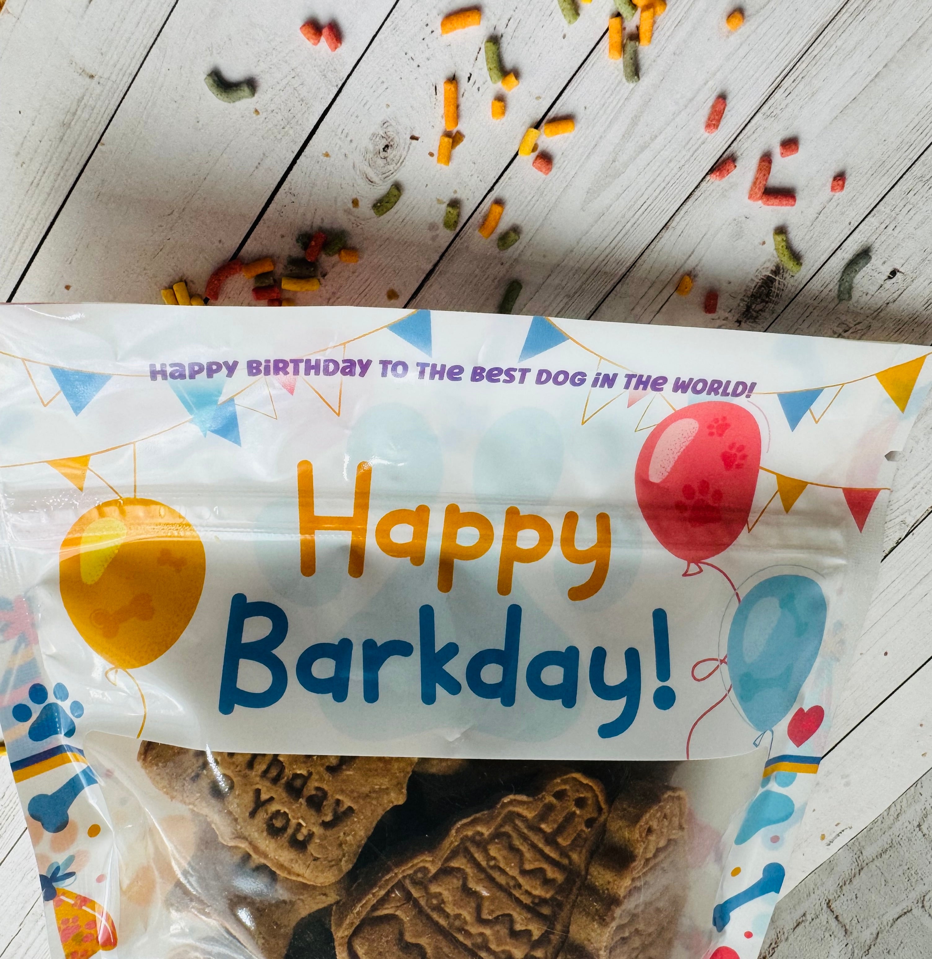 Tootsies & Treats Peanut Butter Treats Happy Barkday Bag (10oz)