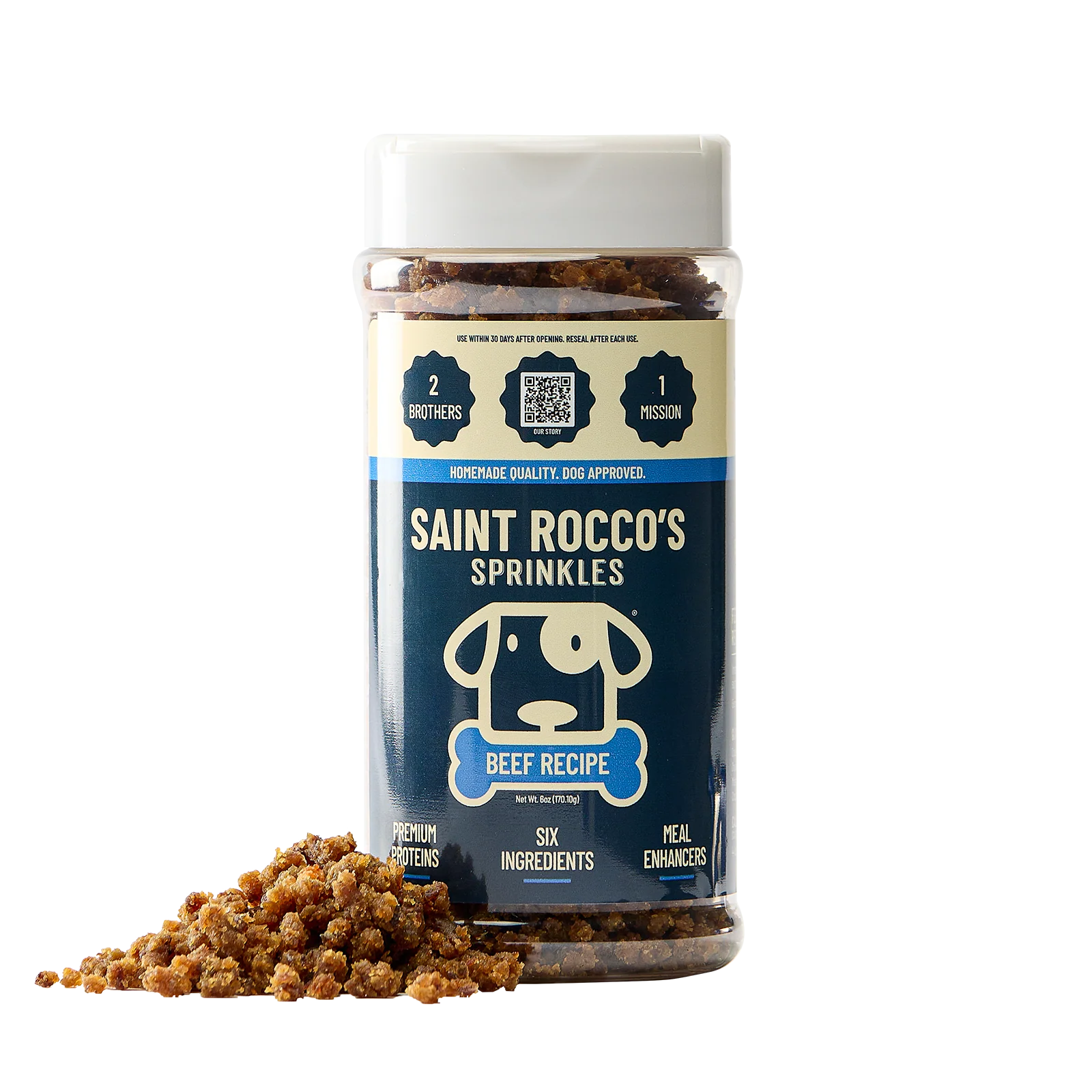 Saint Rocco's Dog Beef Sprinkles (6oz)