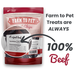 Farm To Pet Beef Chips for Dogs