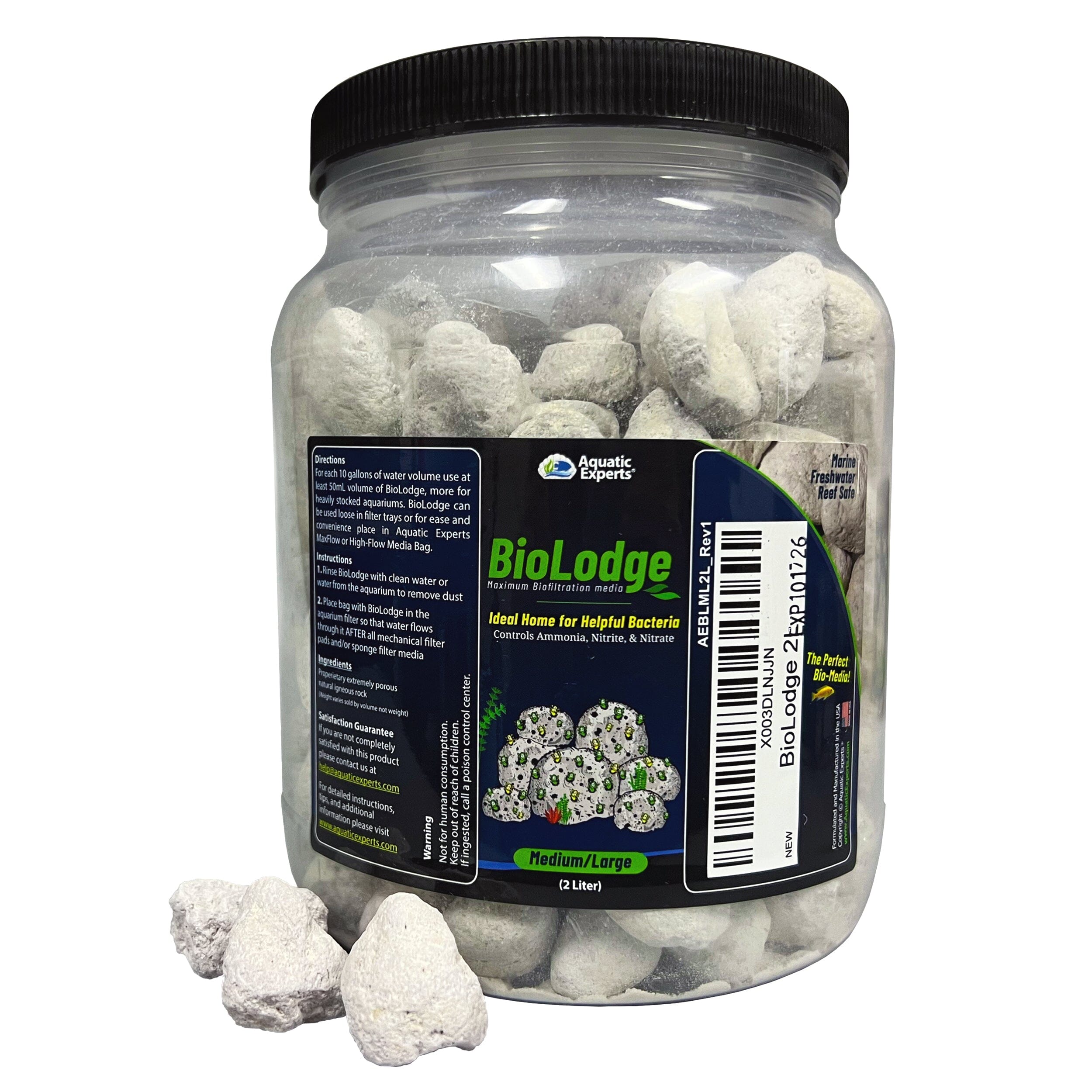 BioLodge Aquarium Bio Media - Ideal Bio Media for Canister Filters and Aquarium Filtration