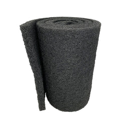 Classic Koi Pond Filter Pad COARSE - Black Bulk Roll Filter Media, Ultra-Durable Latex Coated for Fish Ponds