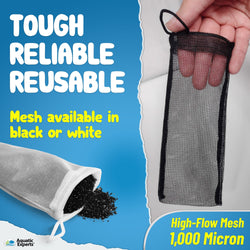 Aquatic Experts Aquarium Filter Bag - High Flow Mesh Media Bags - Ideal for Efficient Aquarium Filtration