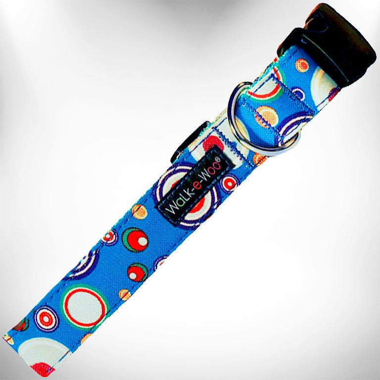 Walk-e-Woo Martini Dog Collars, Leads, and Bows - 5 Styles