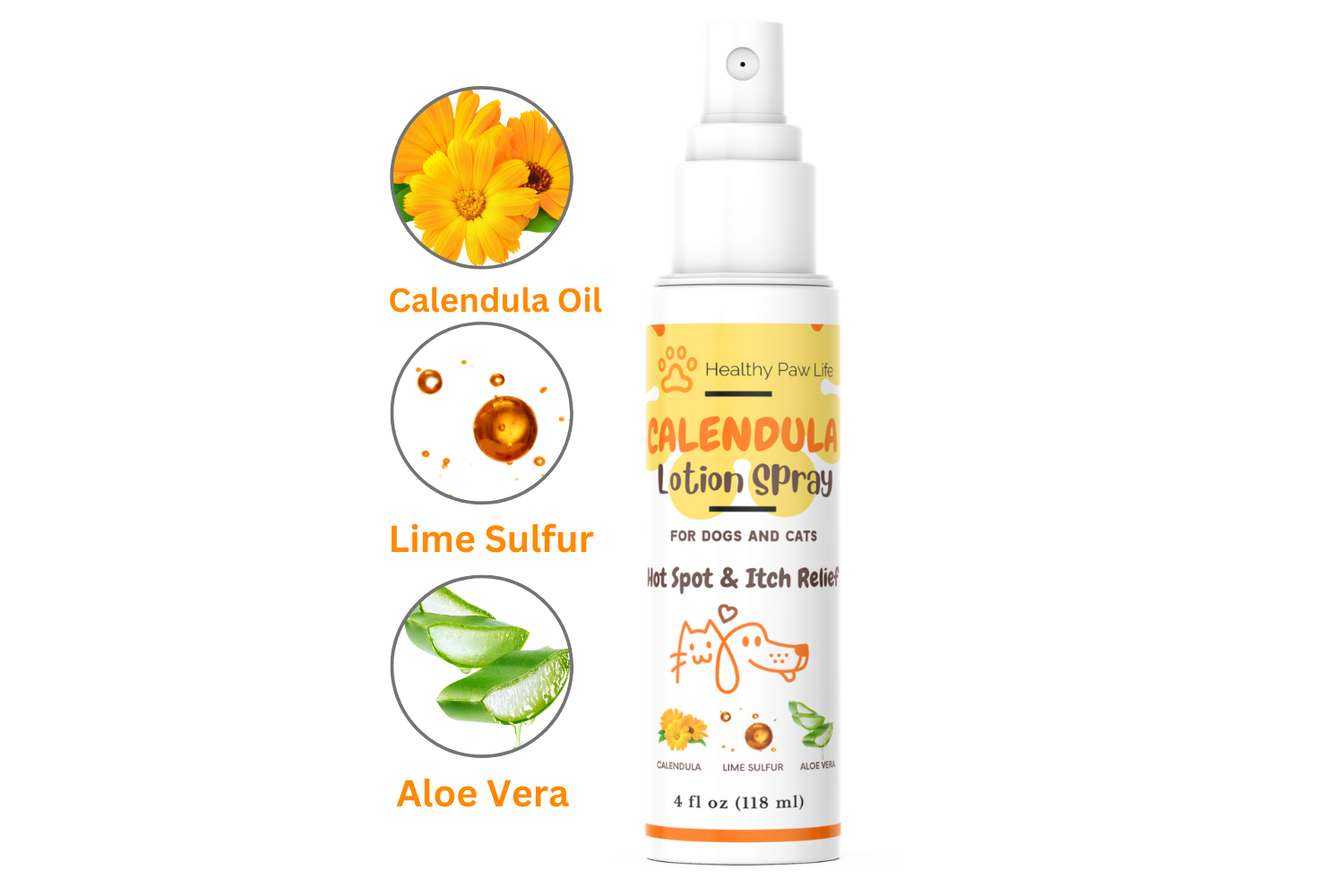 Healthy Paw Life - Calendula Lotion Spray