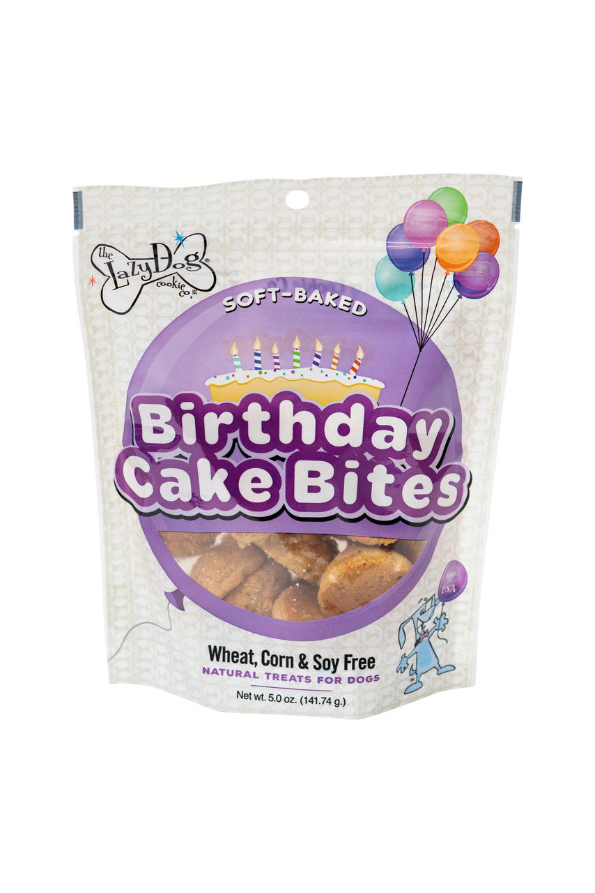 Lazy Dog Birthday Cake Bite Purple (5oz)