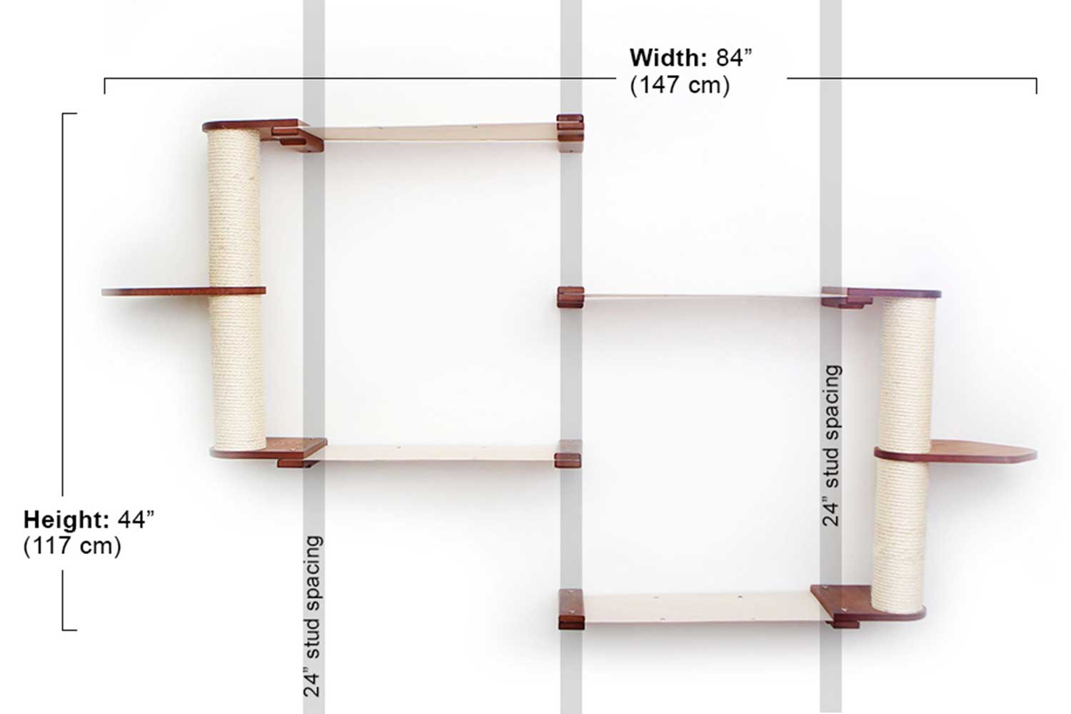 The Catacombs - Cat Tree Scratching Post System