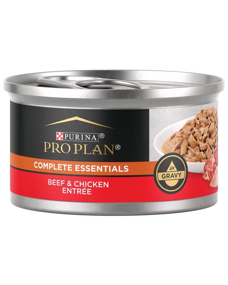 Pro Plan Complete Essentials Beef & Chicken Entrée in Gravy Wet Cat Food (3oz)