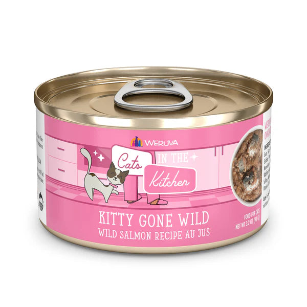 Kittens in the Kitchen Kitty Gone Wild Wild Salmon Recipe Au Jus (3oz)