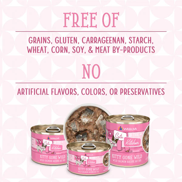 Cats in the Kitchen Kitty Gone Wild Wild Salmon Recipe Au Jus