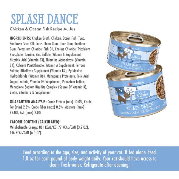 Cats in the Kitchen Splash Dance Chicken and Ocean Fish Recipe Au Jus (6oz)