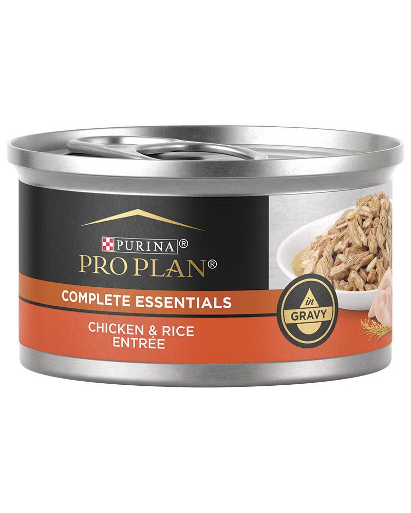 Pro Plan Complete Essentials Chicken & Rice Entrée in Gravy Wet Cat Food (3oz)