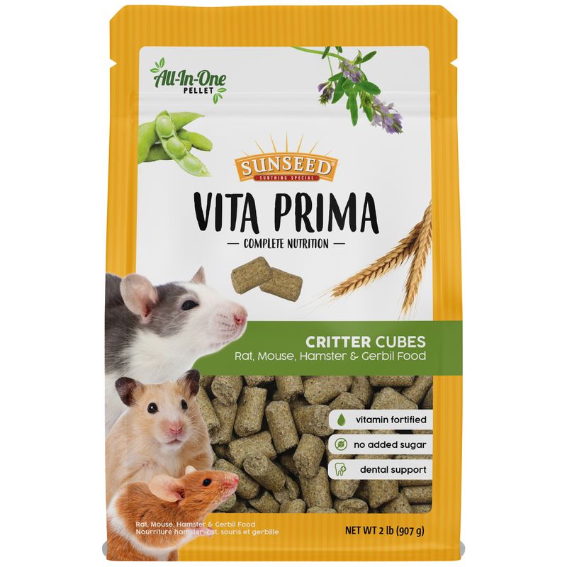 2lb Sunseed Vita Prima Critter Cubes Food