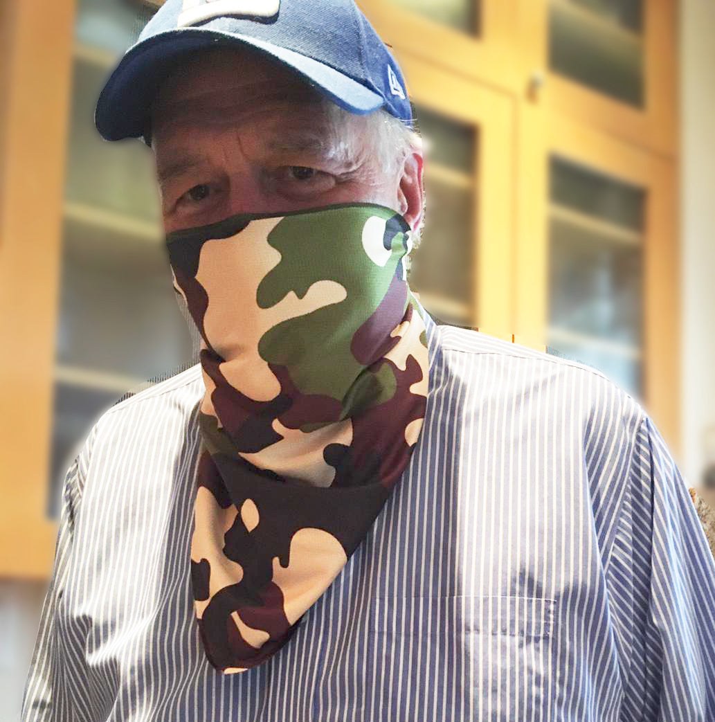 Walk-e-Woo Sport Bandana - Camo/Green
