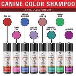 Canine Color Semi Perm Coat Color Shampoo for Dogs