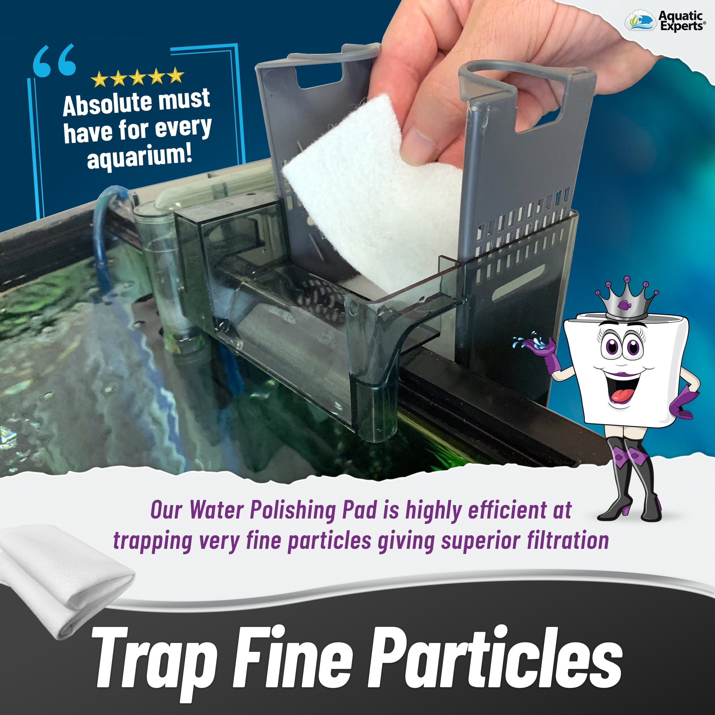 Crystal Clear + Odor Control Bundle – Carbon & Polishing Pads | Aquatic Experts