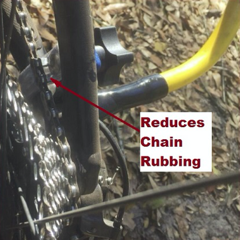 Chain-Stay Clamp for Right or Left Side Attachment