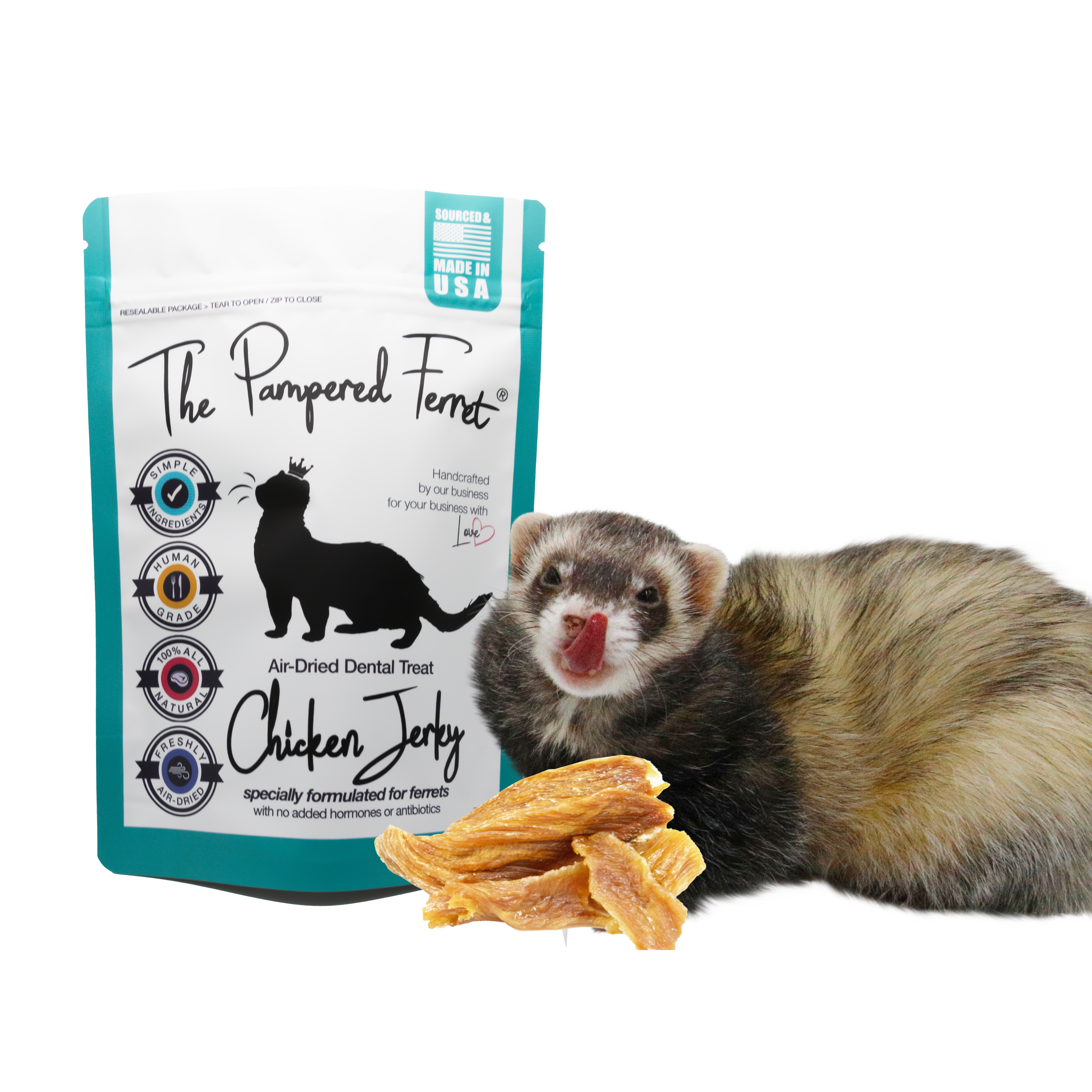 Chicken Breast Jerky Treat for Ferrets