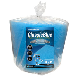 Classic Bonded Aquarium Filter Pad - Blue & White Aquarium Filter Media Roll Bulk, Customizable for Most Filters