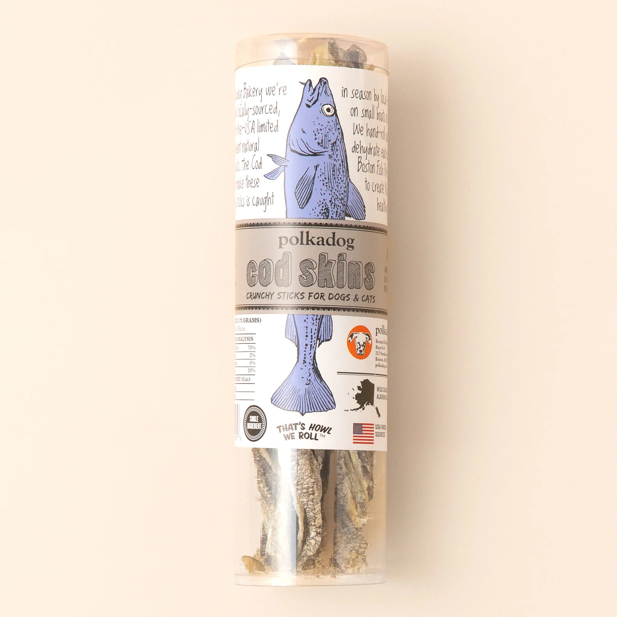 POLKA D BACALAO SKN JRKY TUBO 2.5OZ