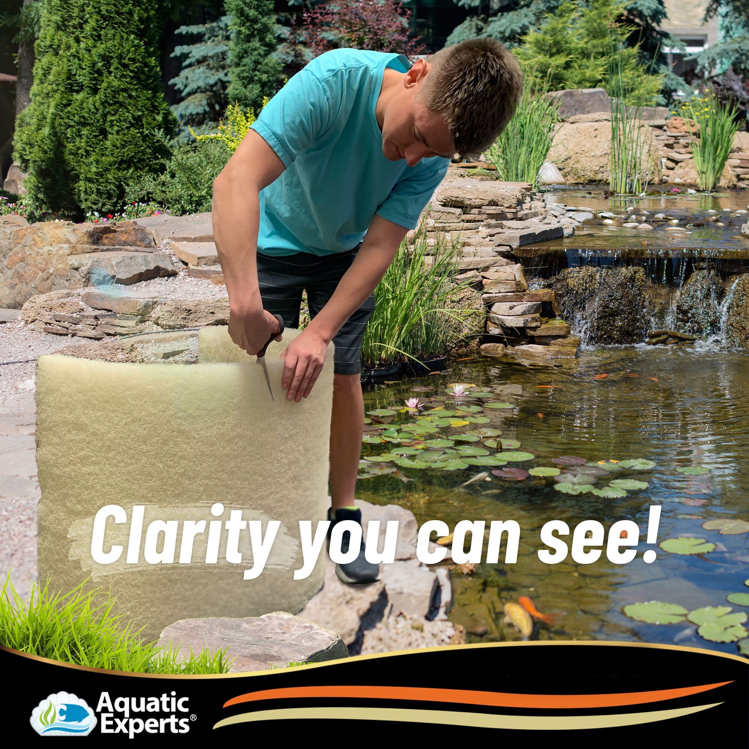 Clear & Healthy Pond Bundle - Carbon Filter, Bio Balls & Pad Kit | Aquatic Experts