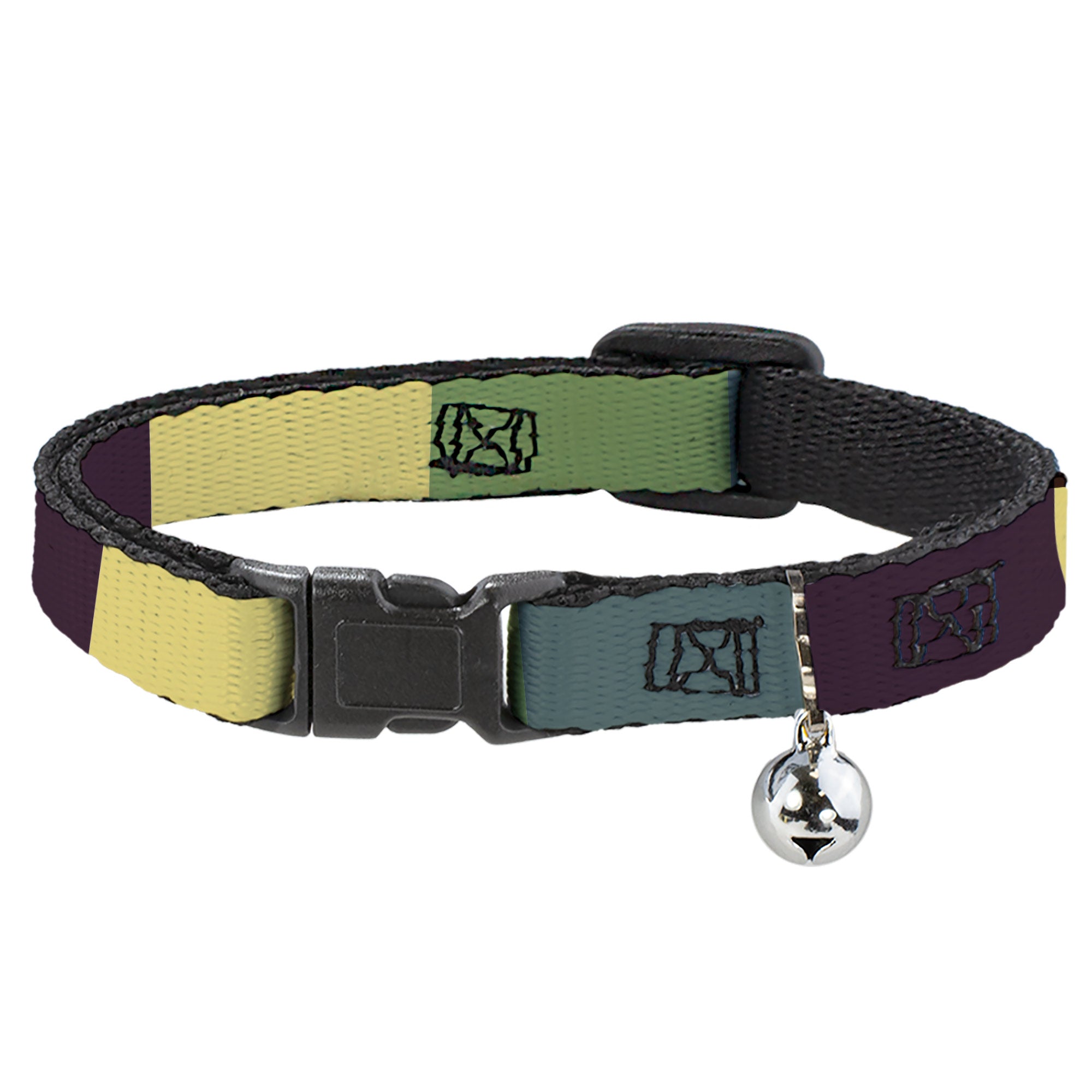 Breakaway Cat Collar with Bell - Summer Essentials Color Block 5