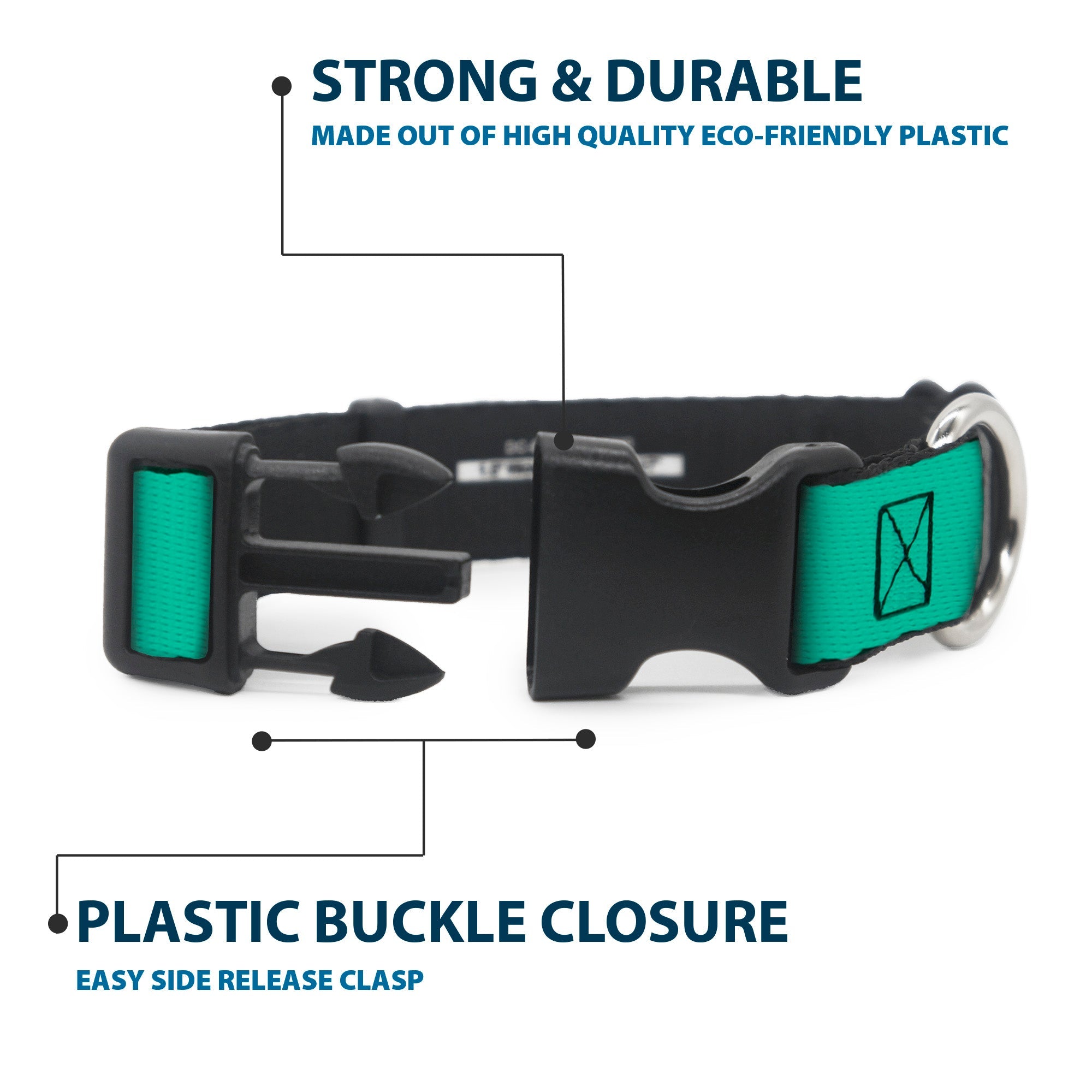 Plastic Clip Collar - Summer Essentials Color Block 3
