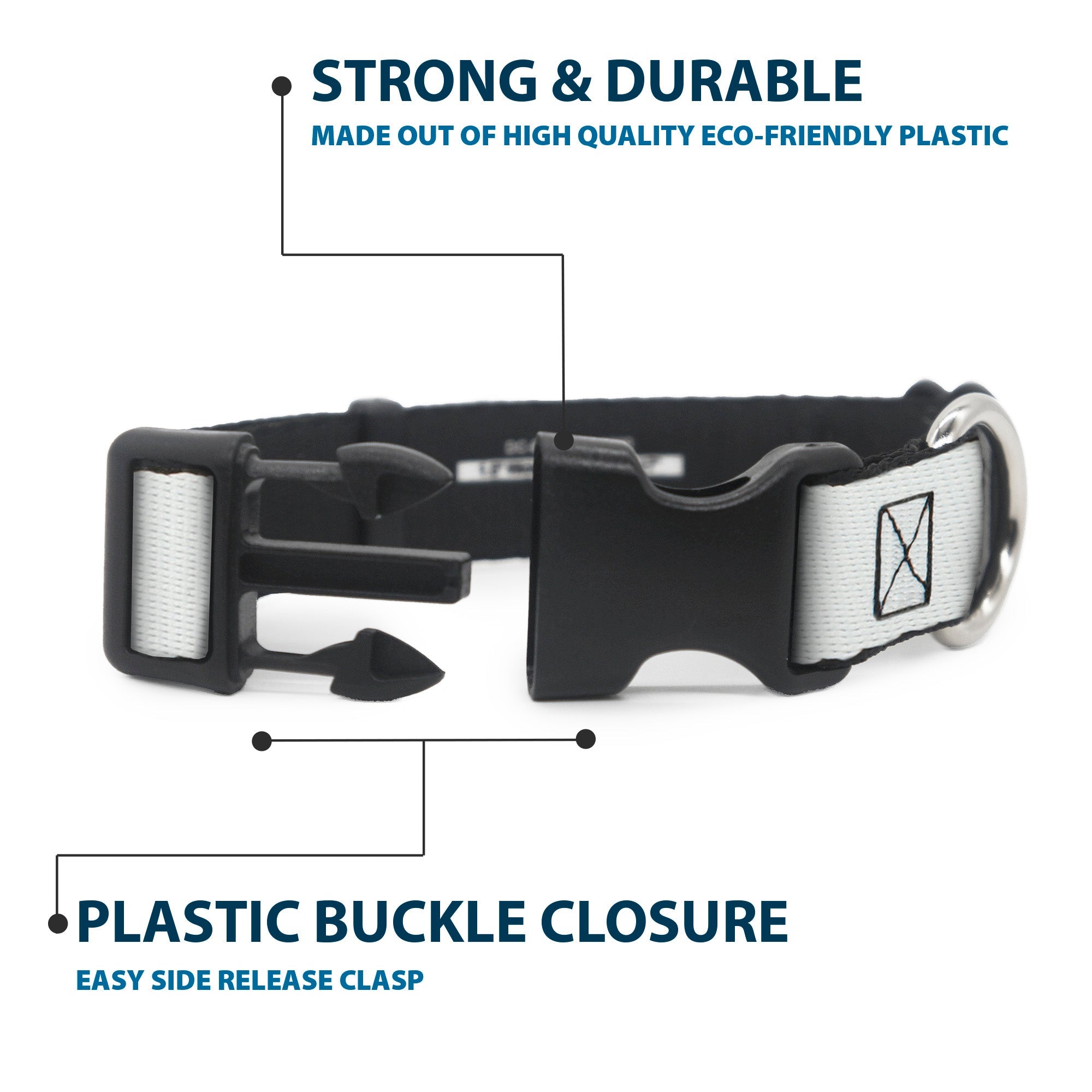 Plastic Clip Collar - Summer Essentials Color Block 4