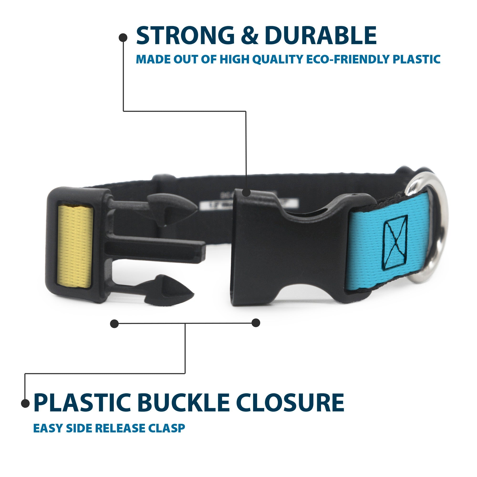 Plastic Clip Collar - Summer Essentials Color Block 6