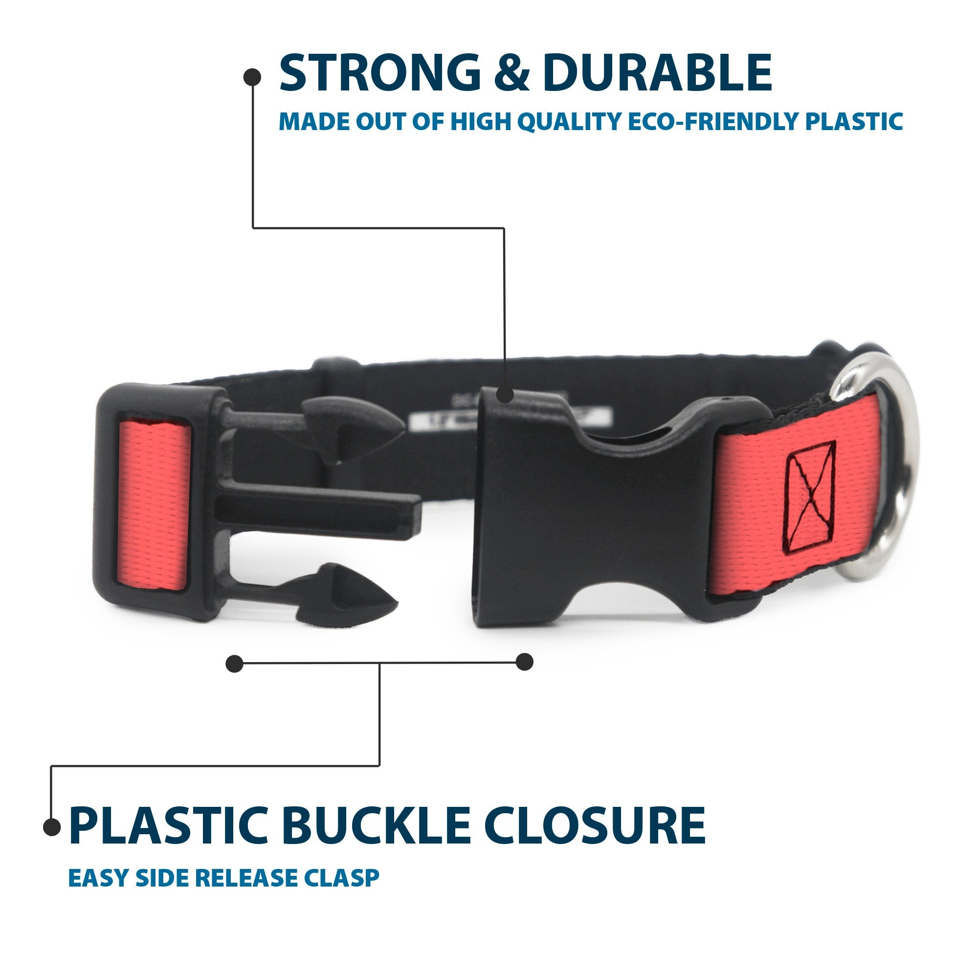 Plastic Clip Collar - Summer Essentials Color Block 8
