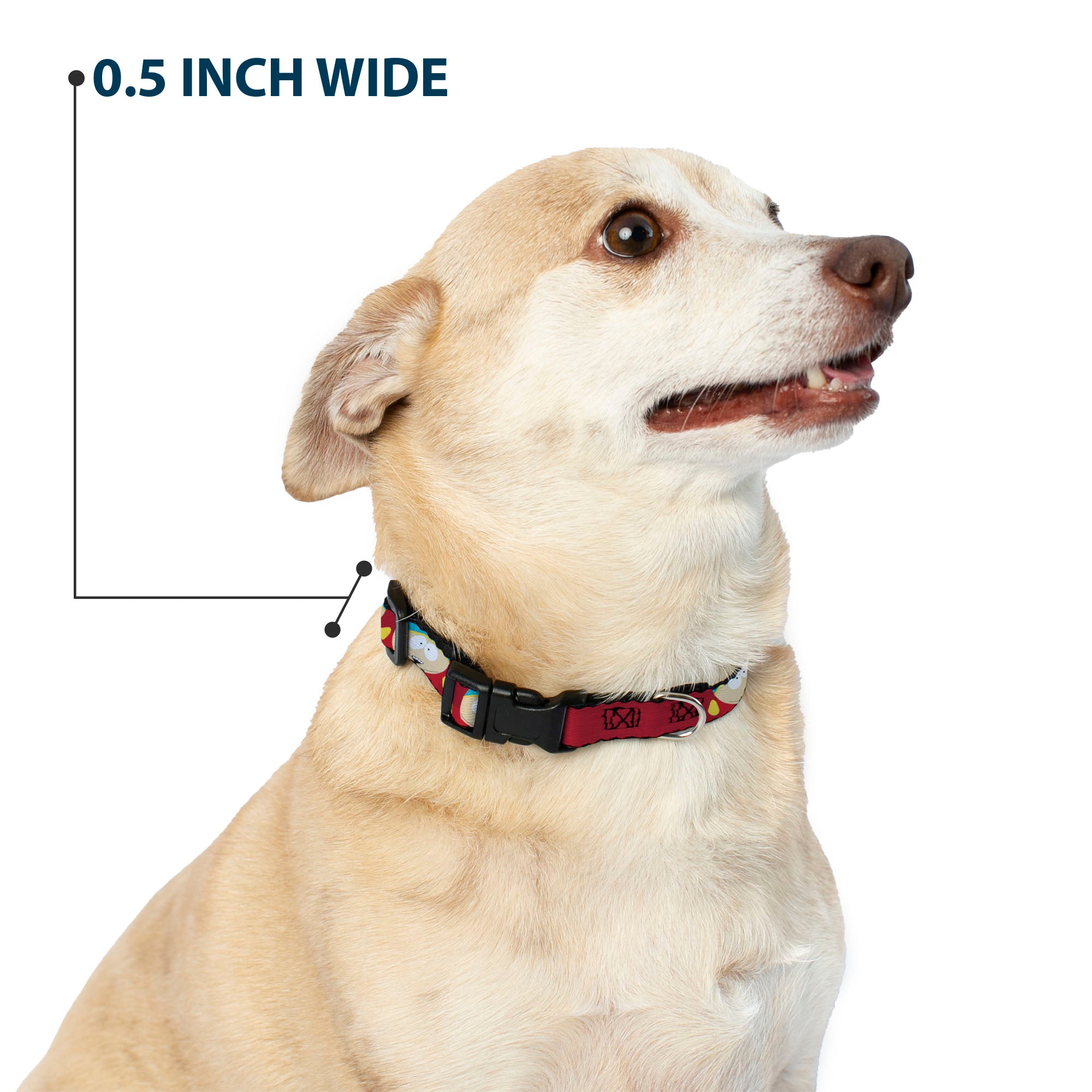 Plastic Clip Collar - South Park Cartman Expressions Red