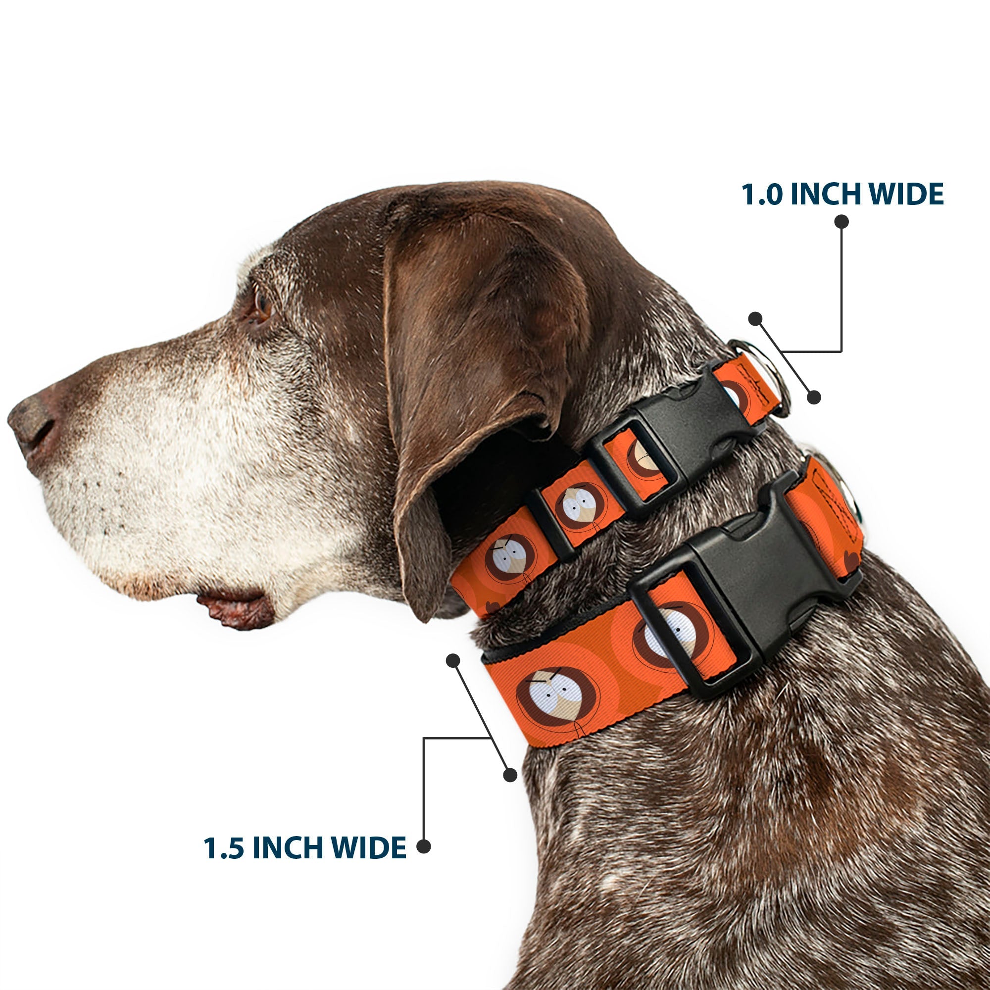Plastic Clip Collar - South Park Kenny Expressions Oranges