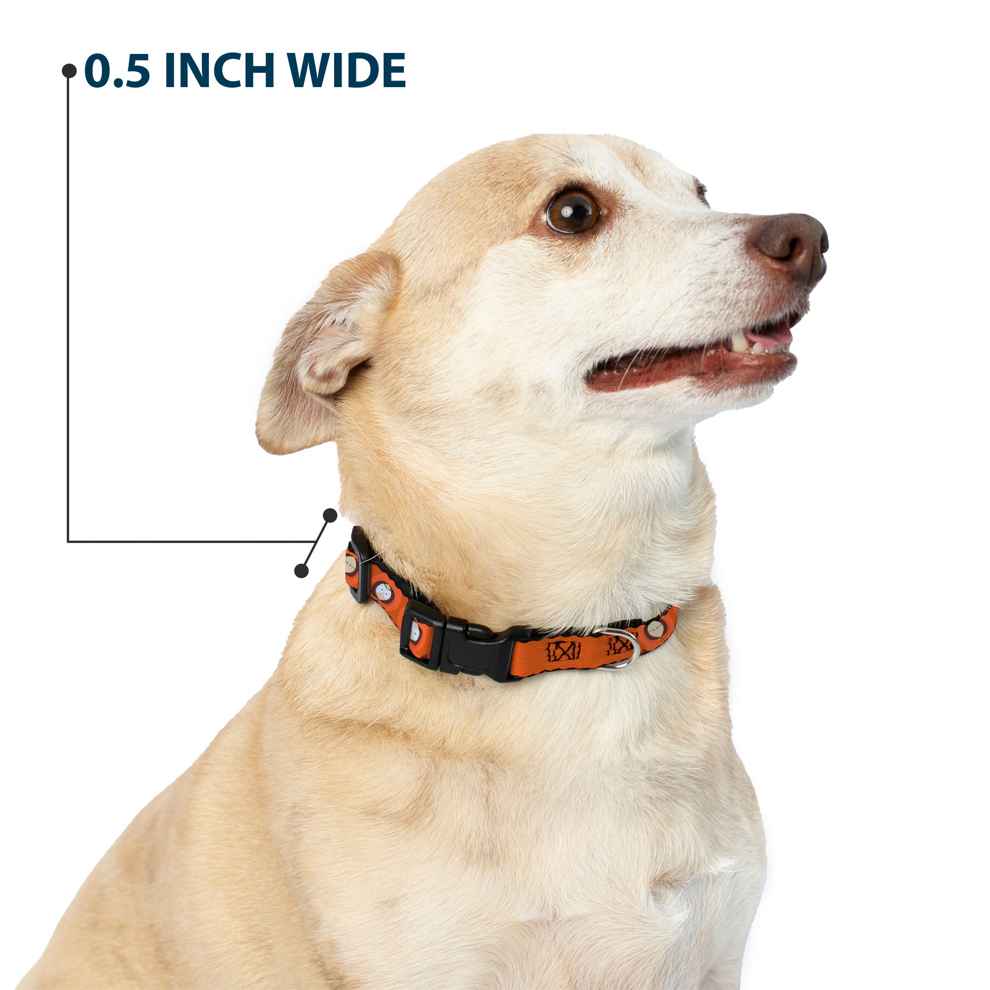 Plastic Clip Collar - South Park Kenny Expressions Oranges