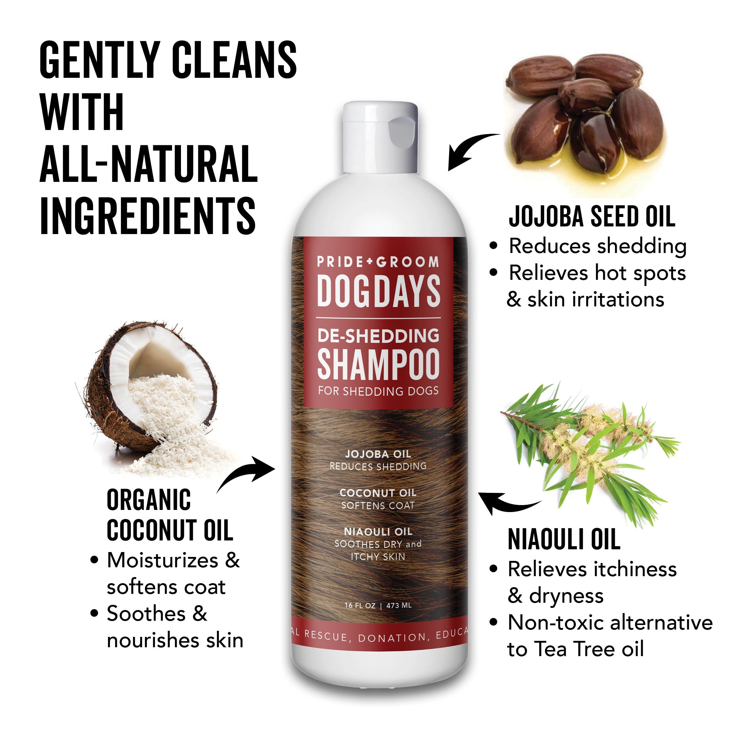 DOGDAYS De-Shedding Dog Shampoo