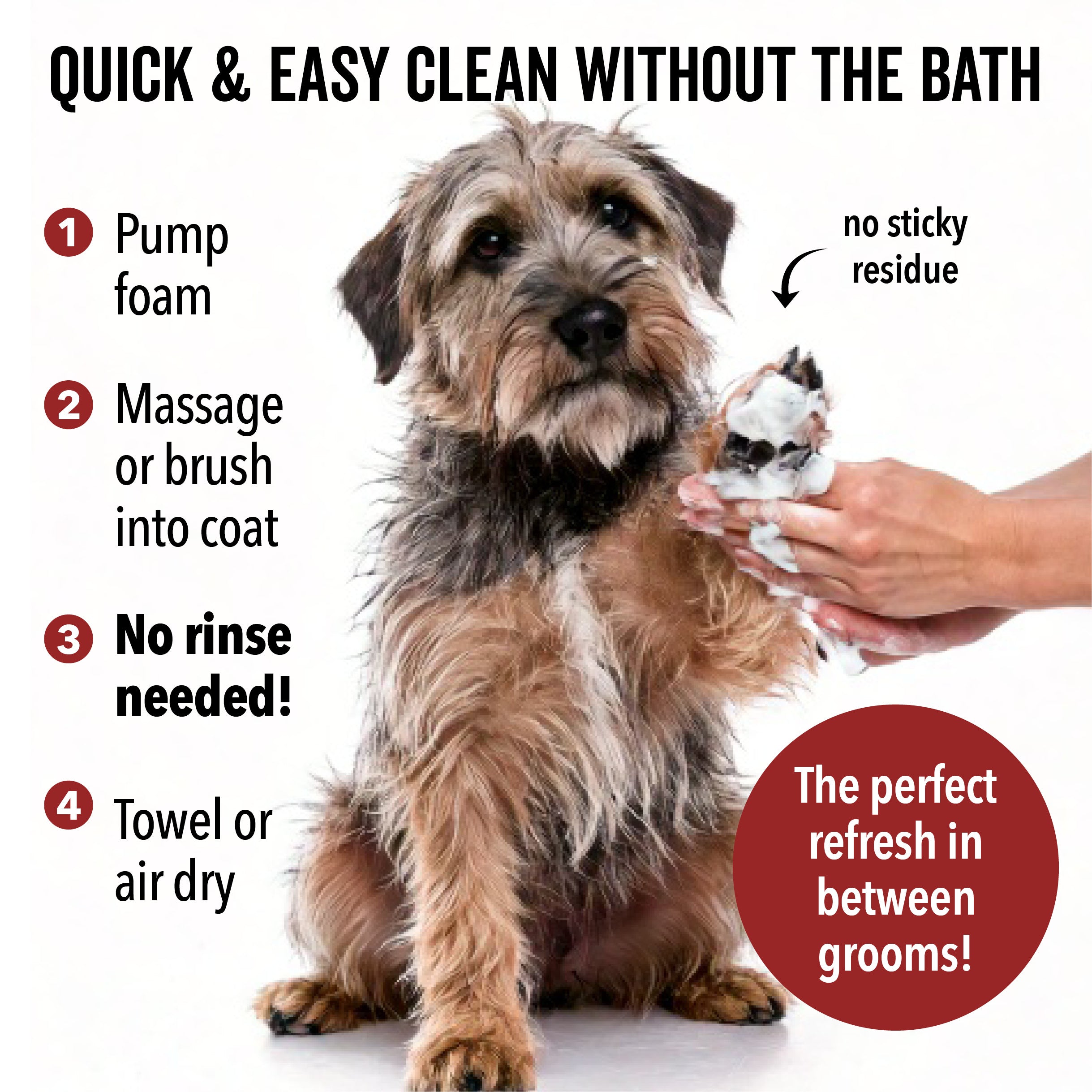 DOGDAYS Waterless Foaming Shampoo