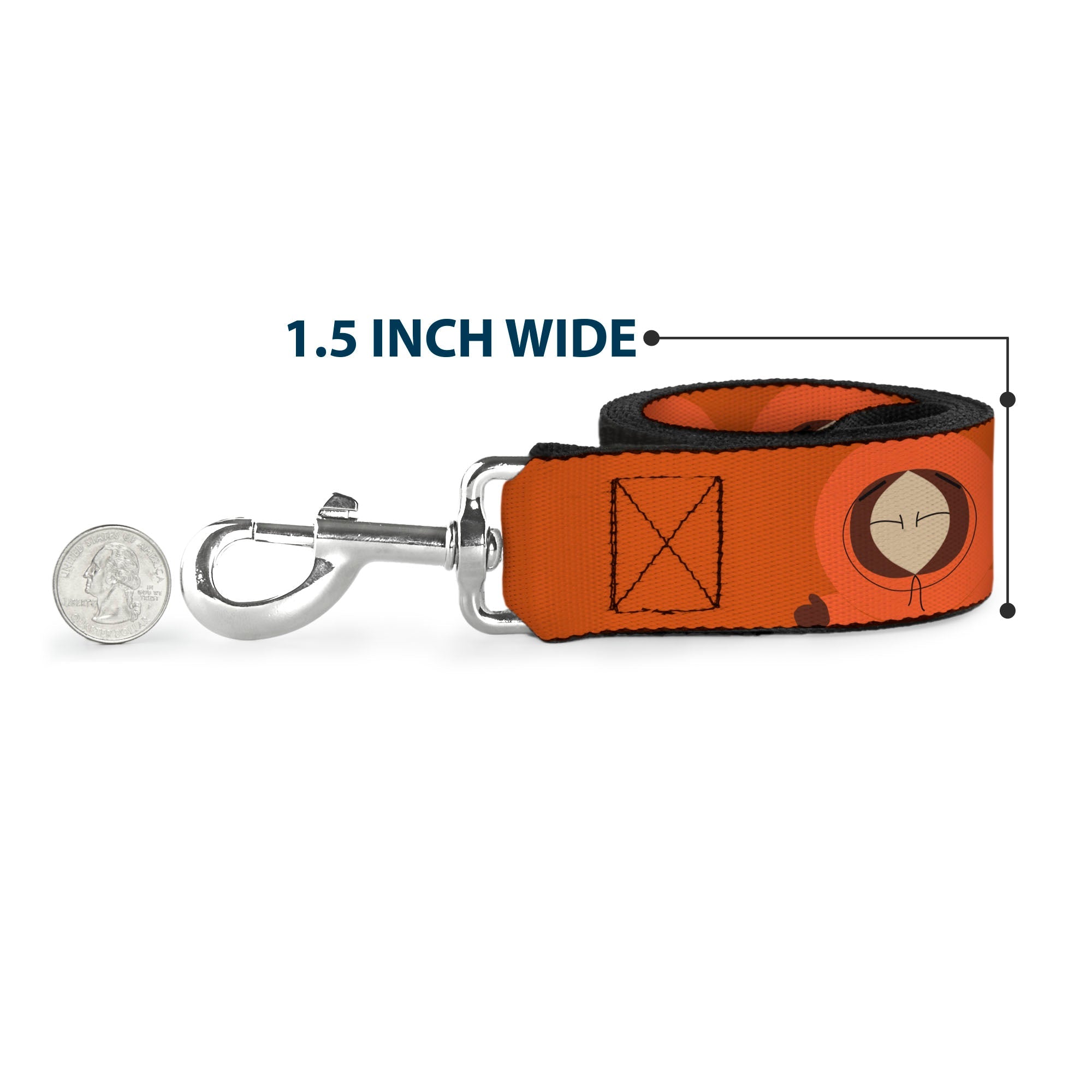 Dog Leash - South Park Kenny Expressions Oranges